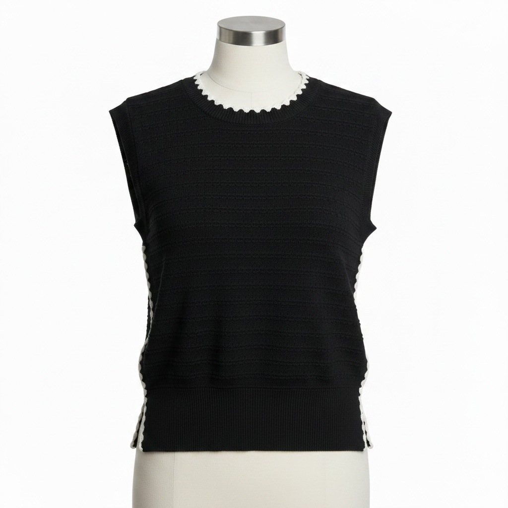 STARLIT EYELET TANK