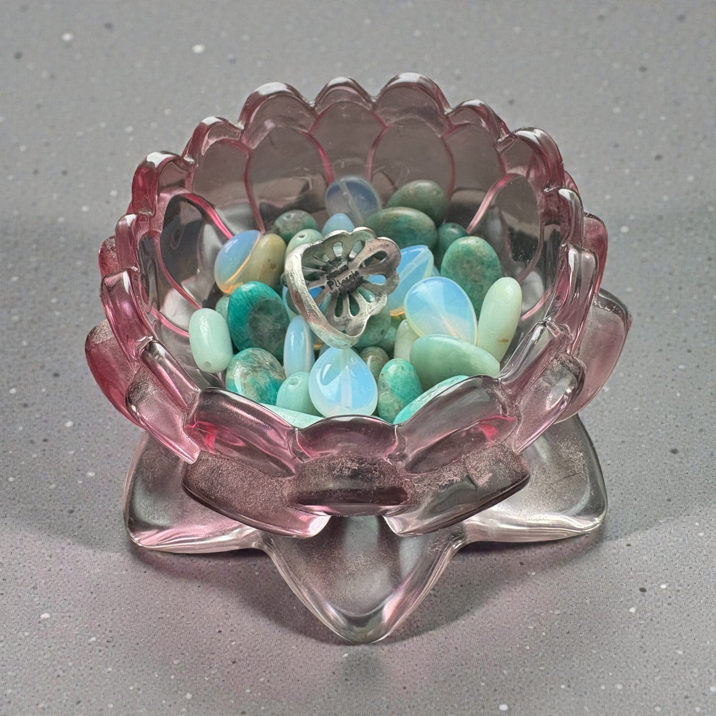 Silver Petal Ring