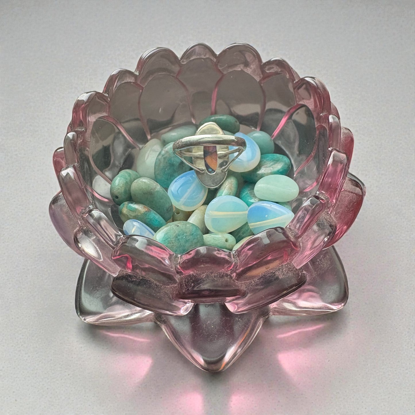 Crimson Aurora Ring
