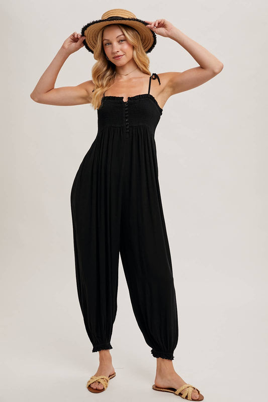 Sienna Smocked Jumpsuit