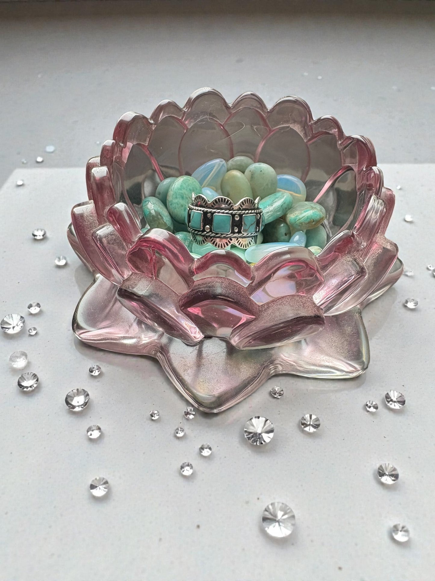 Scalloped Sky Ring