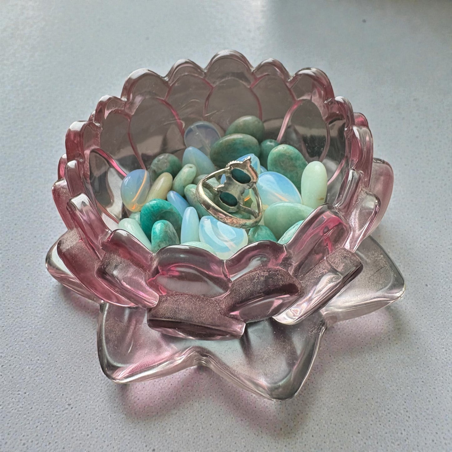 Twin Tide Turquoise Ring