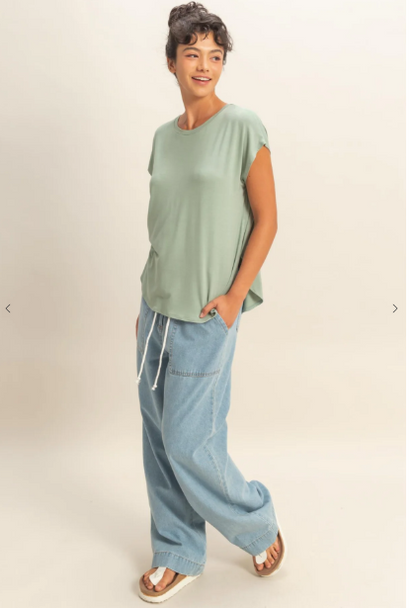 Sage Breeze Top