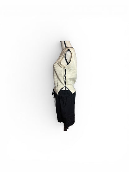 STARLIT EYELET TANK