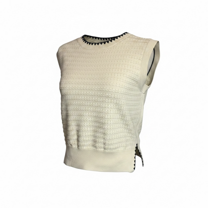 STARLIT EYELET TANK