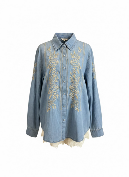 Bluebell Embroidered Shirt