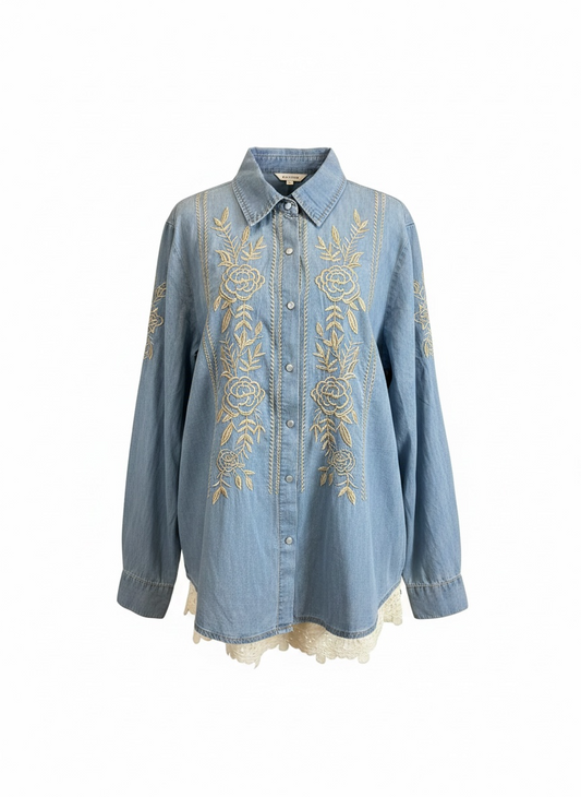 Bluebell Embroidered Shirt