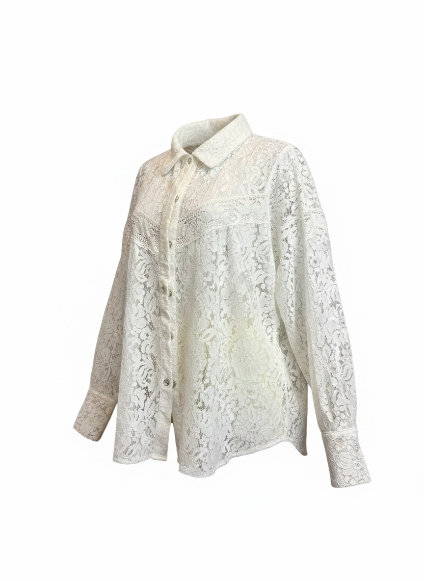 Heirloom Lace Button Down