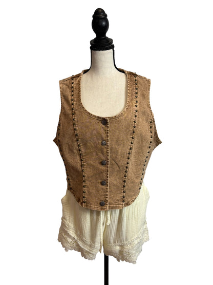 The Dakota Studded Vest