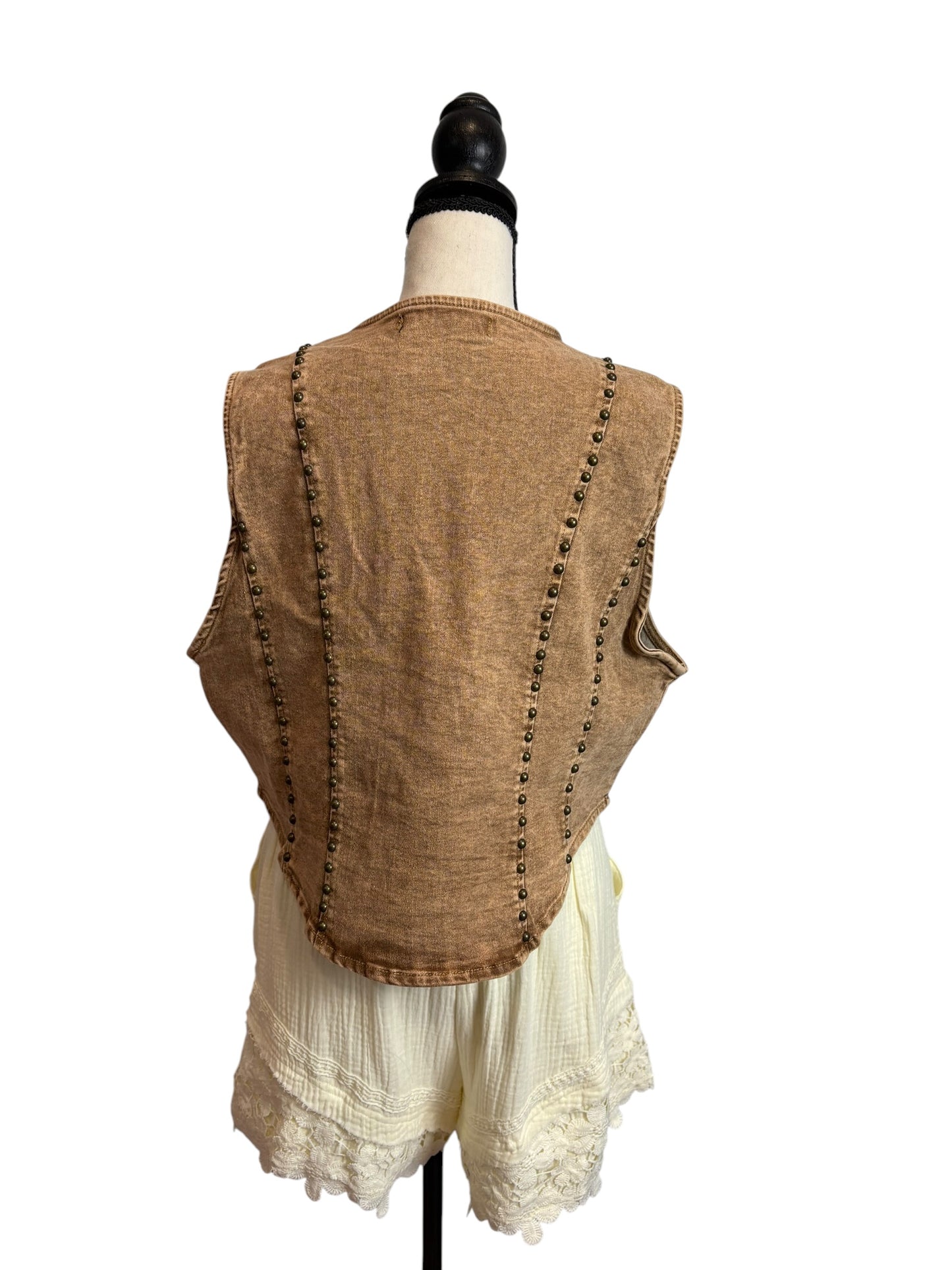 The Dakota Studded Vest