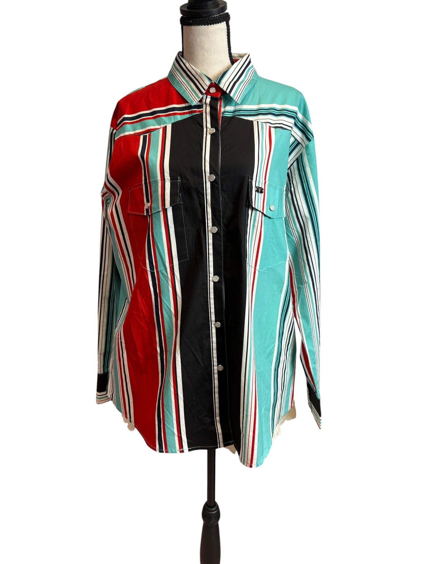 Santa Fe Stripe Button Down