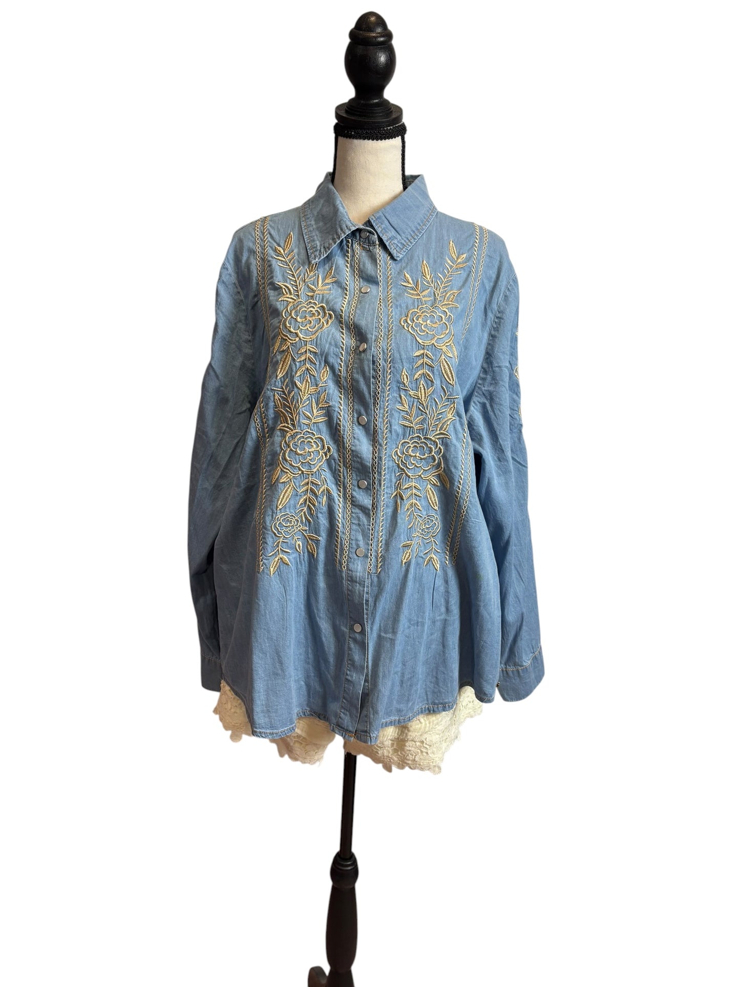 Bluebell Embroidered Shirt