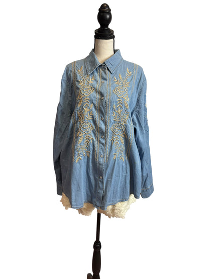 Bluebell Embroidered Shirt