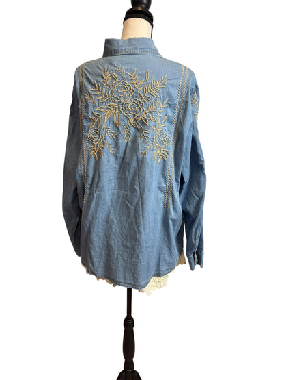 Bluebell Embroidered Shirt