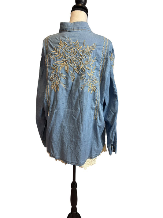 Bluebell Embroidered Shirt