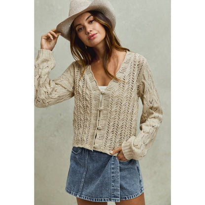 Aspen Cable Knit Cardigan