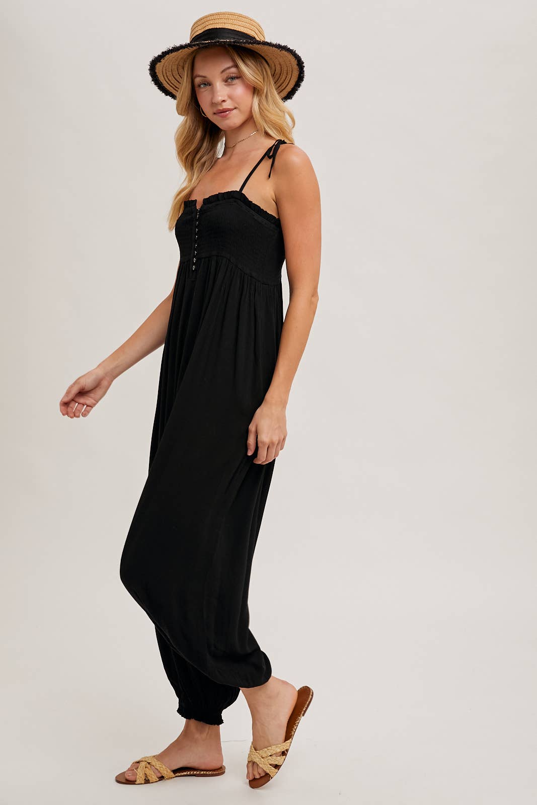 Sienna Smocked Jumpsuit