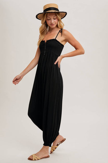 Sienna Smocked Jumpsuit