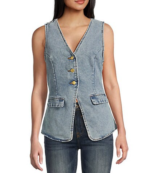 DENIM DARLIING VEST